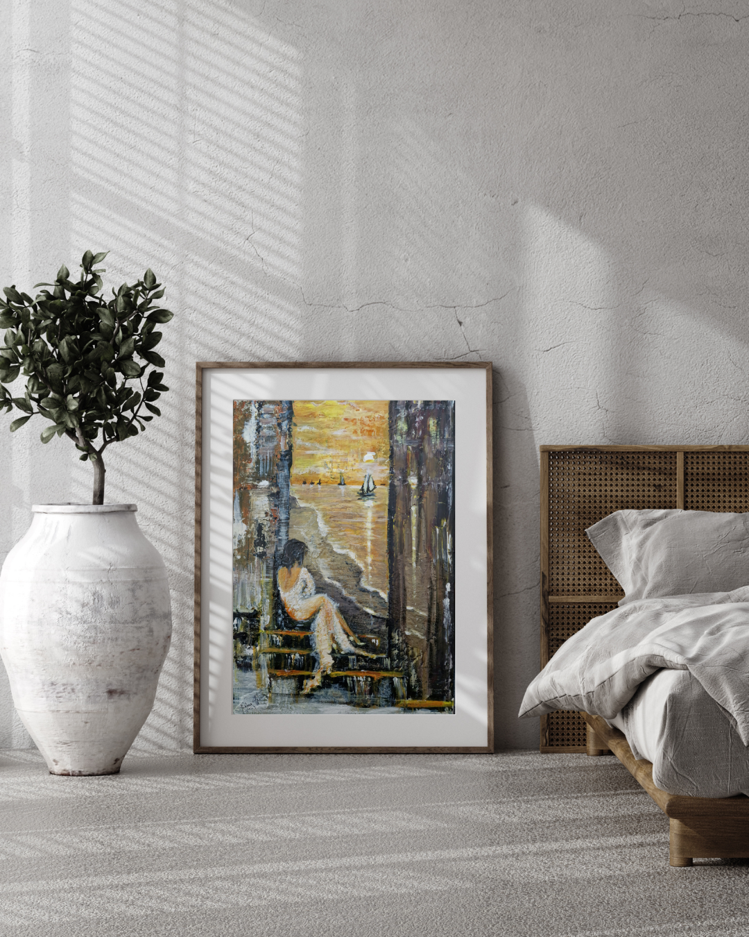 Contemplare | TABLOU UNICAT | 46 * 55 cm