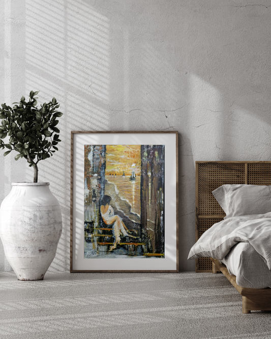 Contemplare | TABLOU UNICAT | 46 * 55 cm