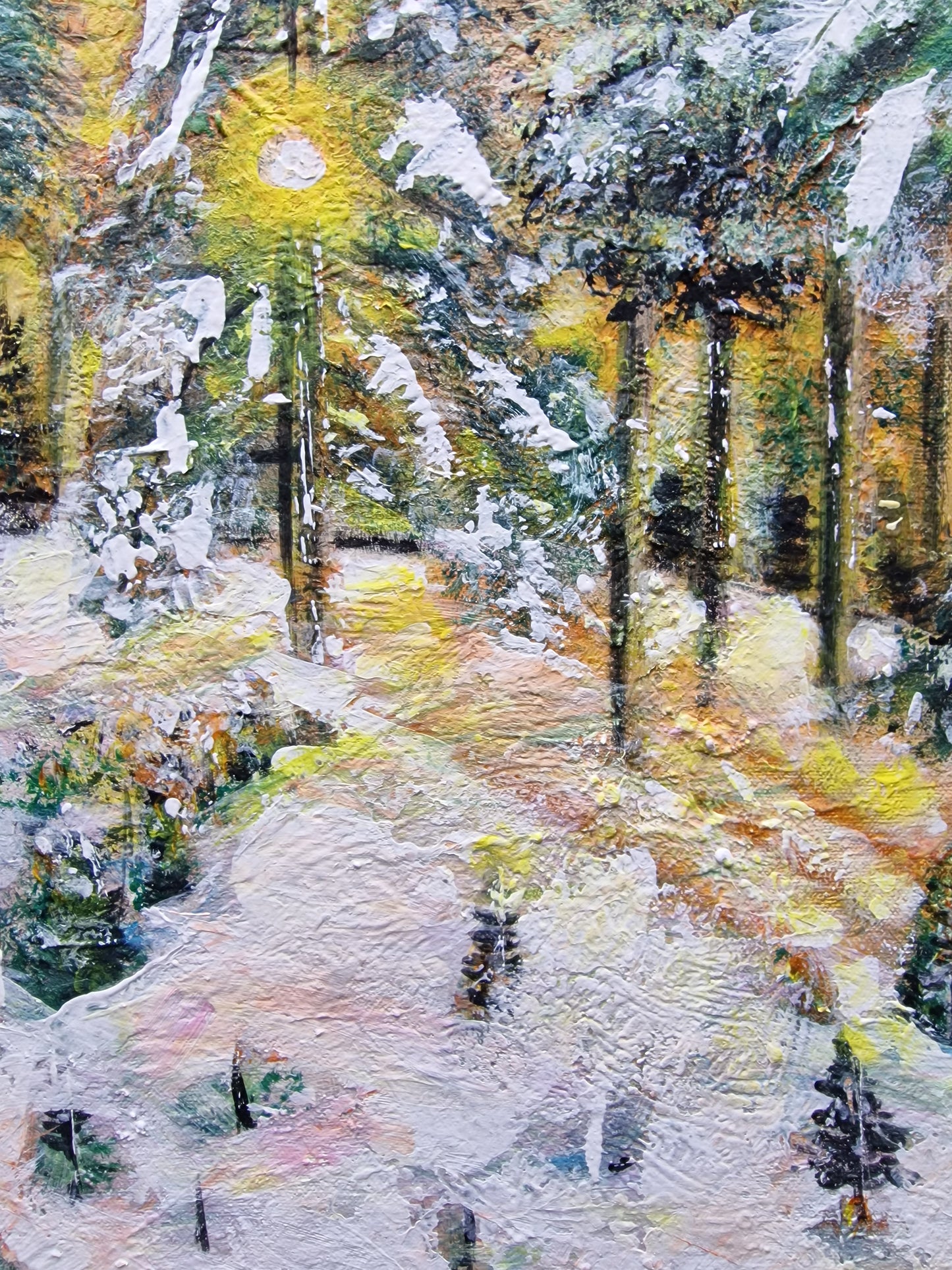 Liniște | TABLOU UNICAT | 46 * 55 cm